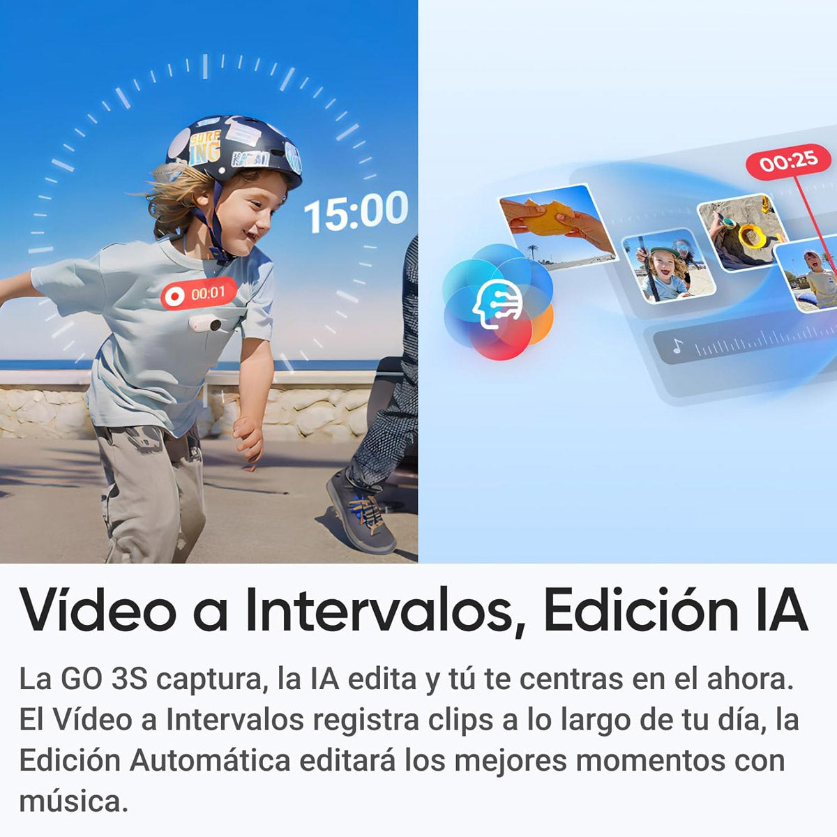 Insta360 GO 3S Edición Standard Arctic White de 128GB