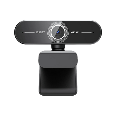 eMeet C60E 4K – Webcam Ultra HD con Autofocus Inteligente y Micrófonos Duales
