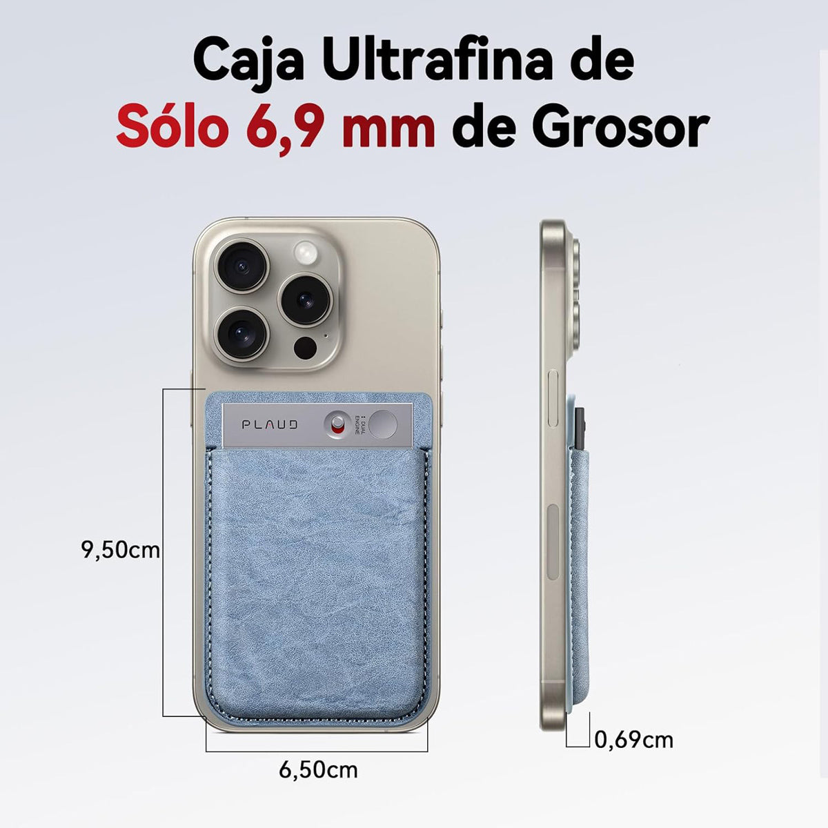 PLAUD NOTE Case Light Blue