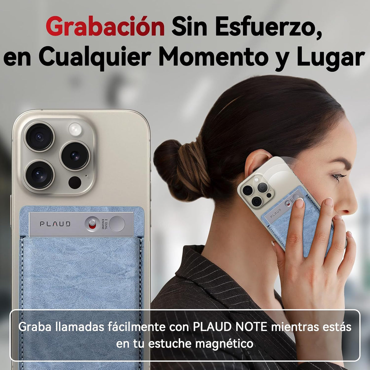 PLAUD NOTE Case Light Blue