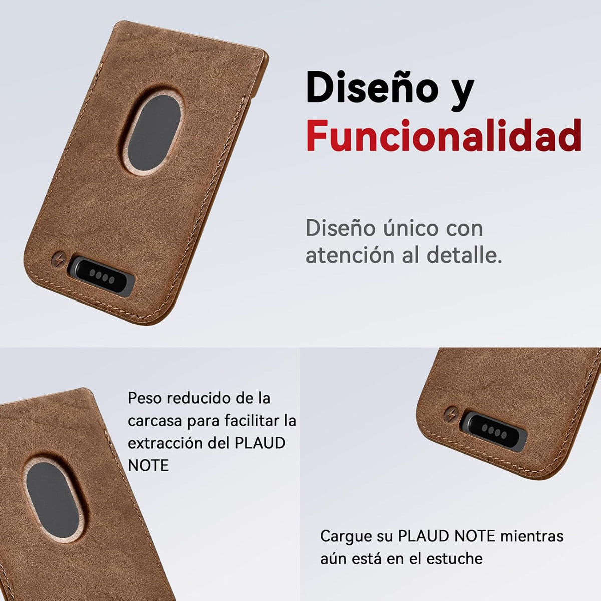 PLAUD NOTE Case Brown