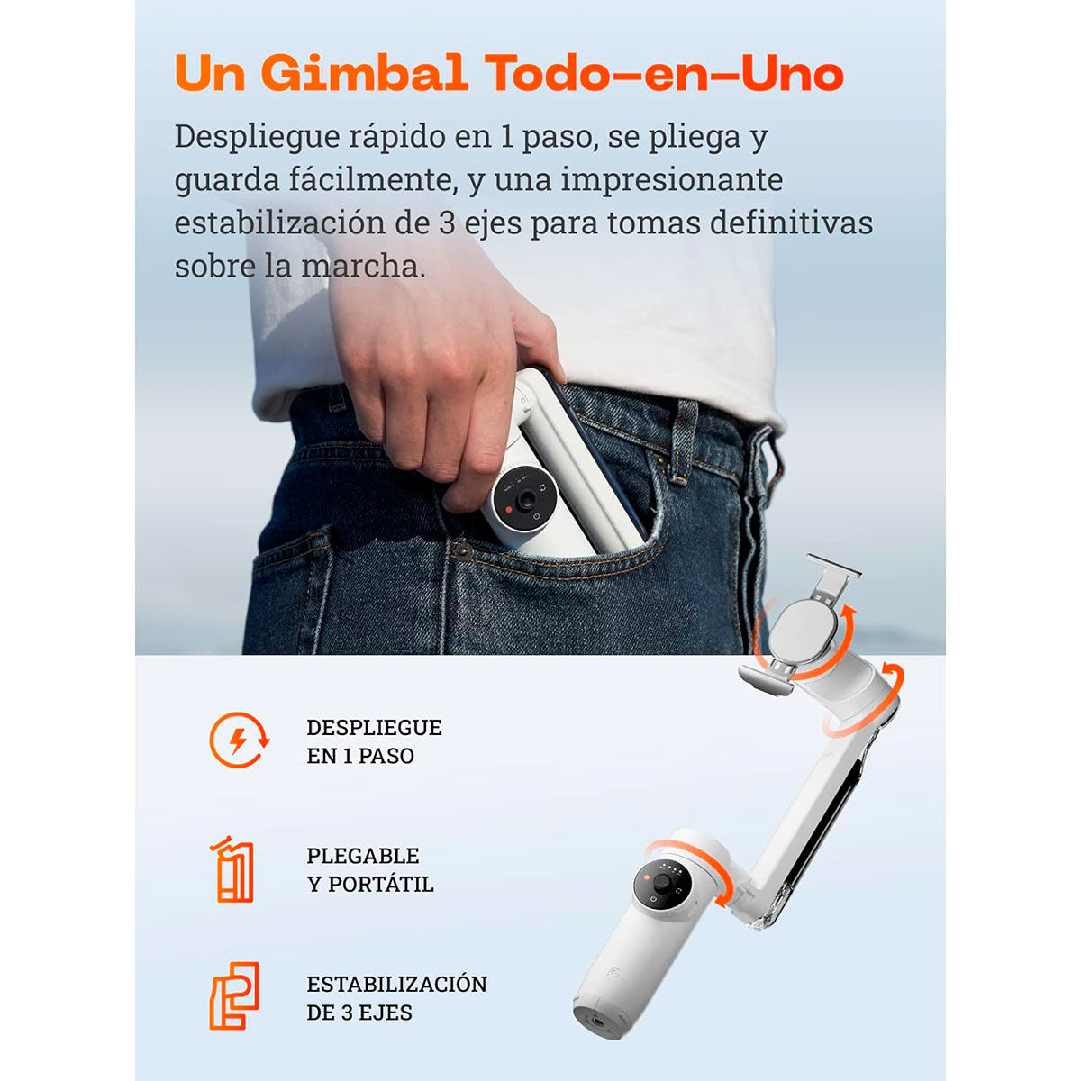 Insta360 Flow Standard Bundle Gris