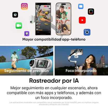 Insta360 Flow 2 Standard Bundle Stone Gray
