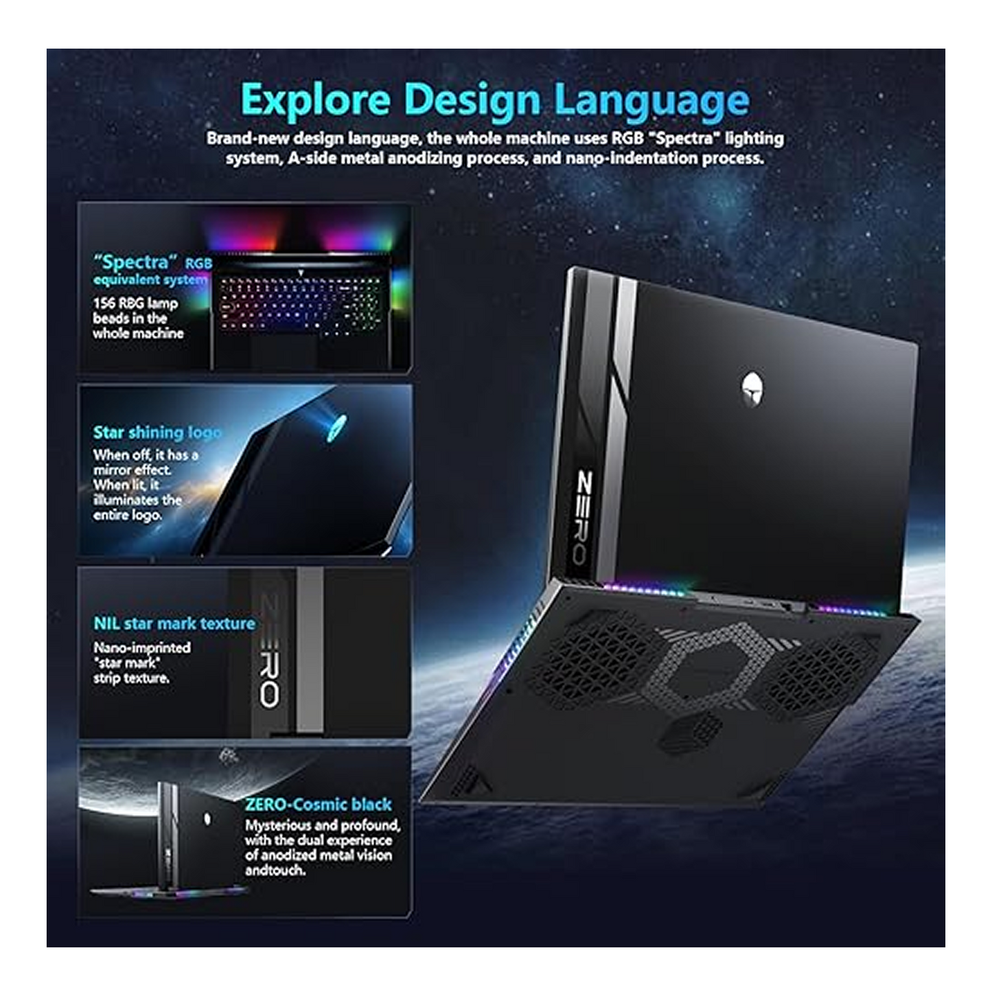Laptop Zero 16 Pro – Potencia de nueva generación con Intel Core Ultra 9 y RTX 5080