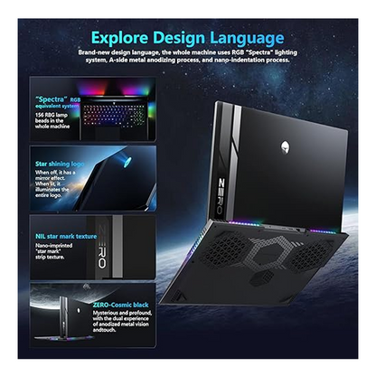 Laptop Zero 16 Pro – Potencia de nueva generación con Intel Core Ultra 9 y RTX 5080