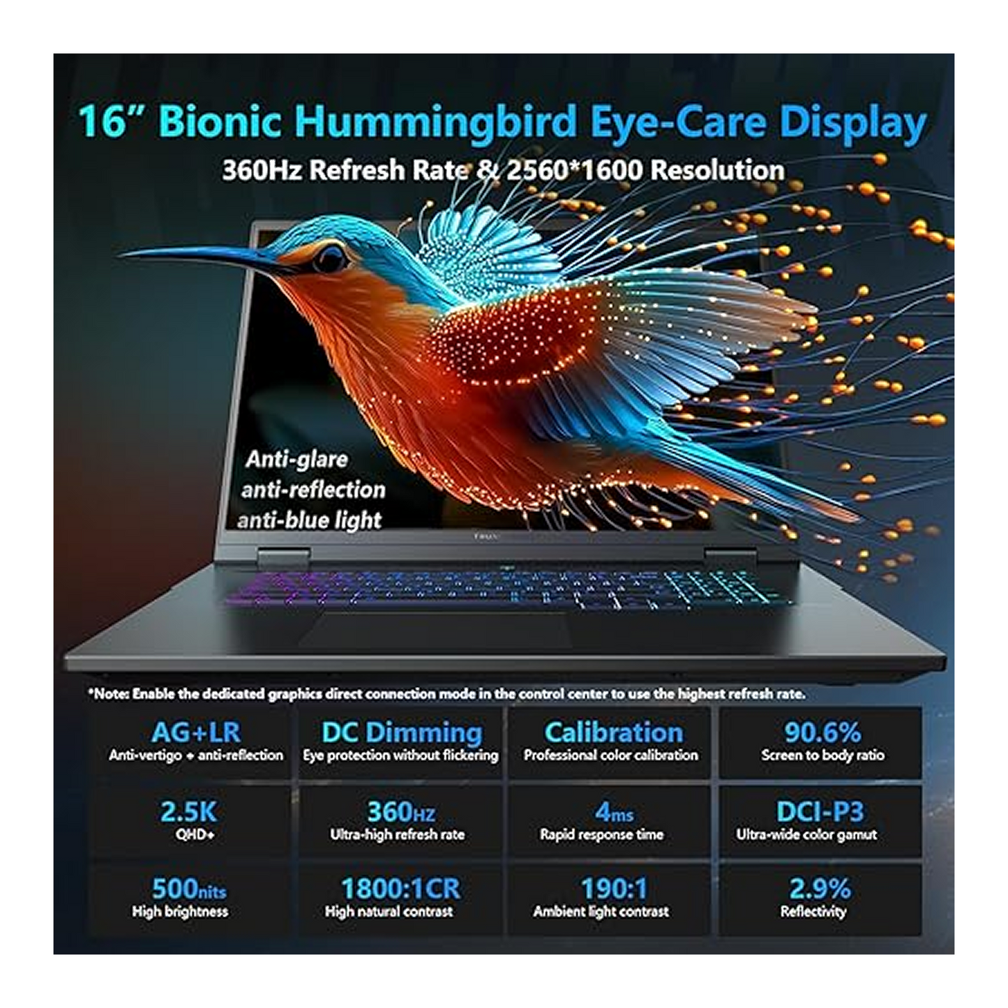 Laptop Zero 16 Pro – Potencia de nueva generación con Intel Core Ultra 9 y RTX 5080