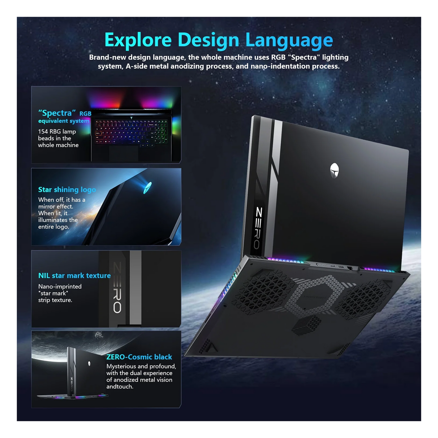 Laptop Zero 18 – Potencia extrema con Intel Core i9 y RTX 5070