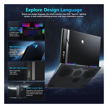 Laptop Zero 18 – Potencia extrema con Intel Core i9 y RTX 5070
