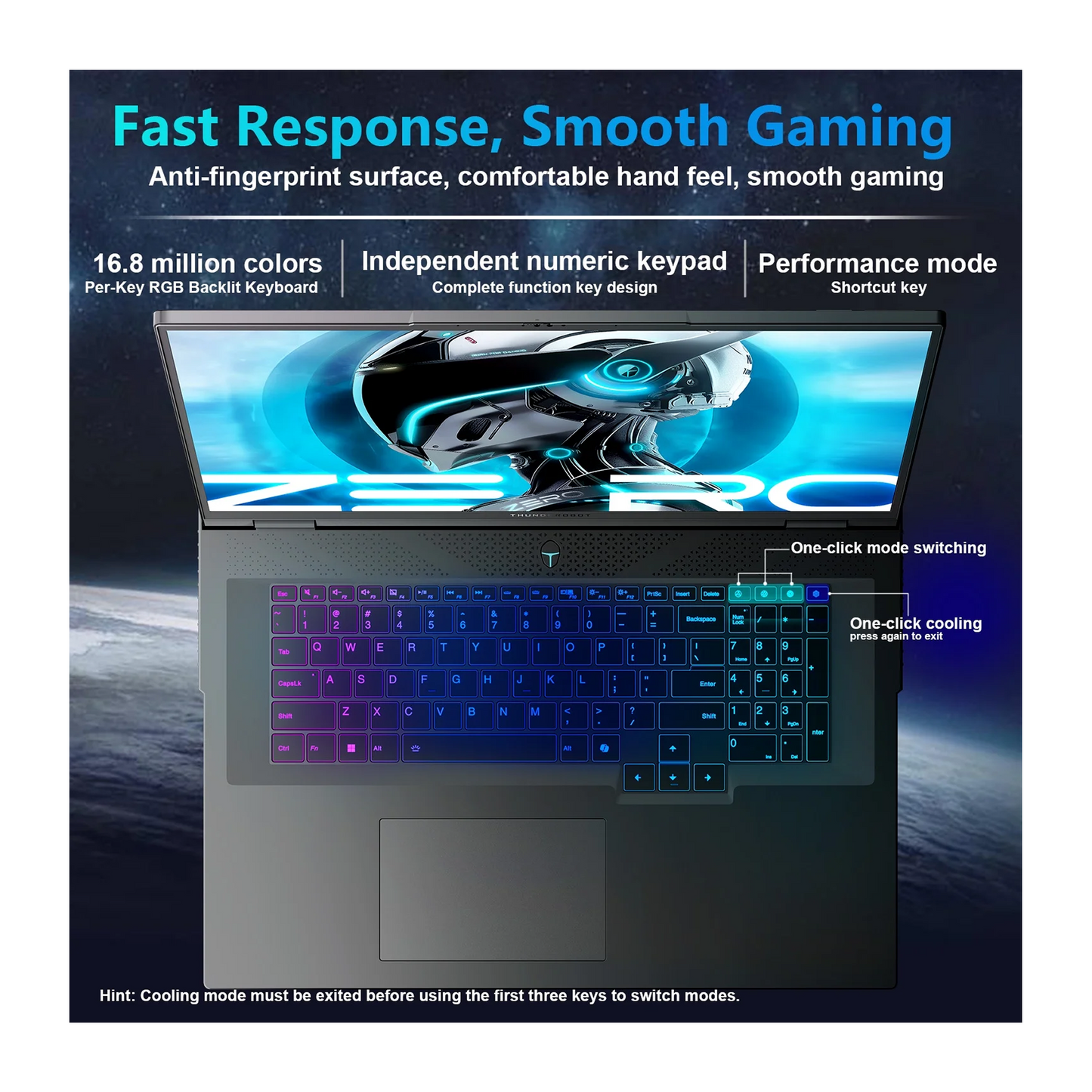 Laptop Zero 18 – Potencia extrema con Intel Core i9 y RTX 5070