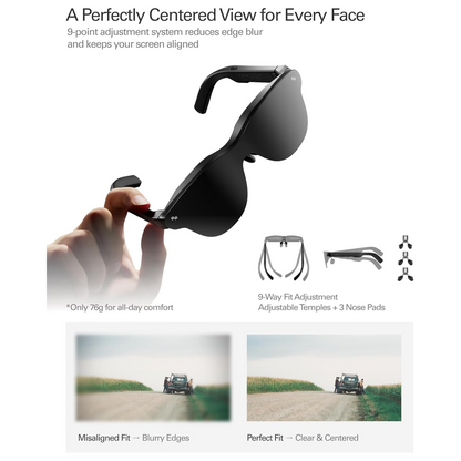RayNeo Air 4 Pro – Experiencia Cinematográfica Portátil con Pantalla Virtual de Hasta 201"