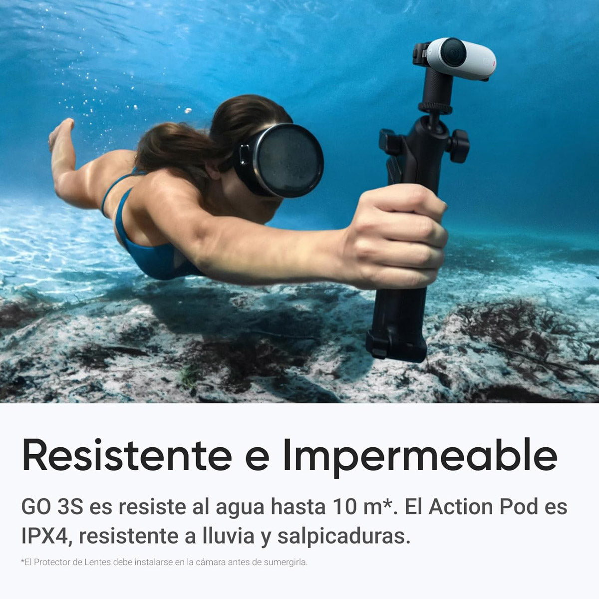 Insta360 GO 3S Edición  Standard Arctic White de 128GB