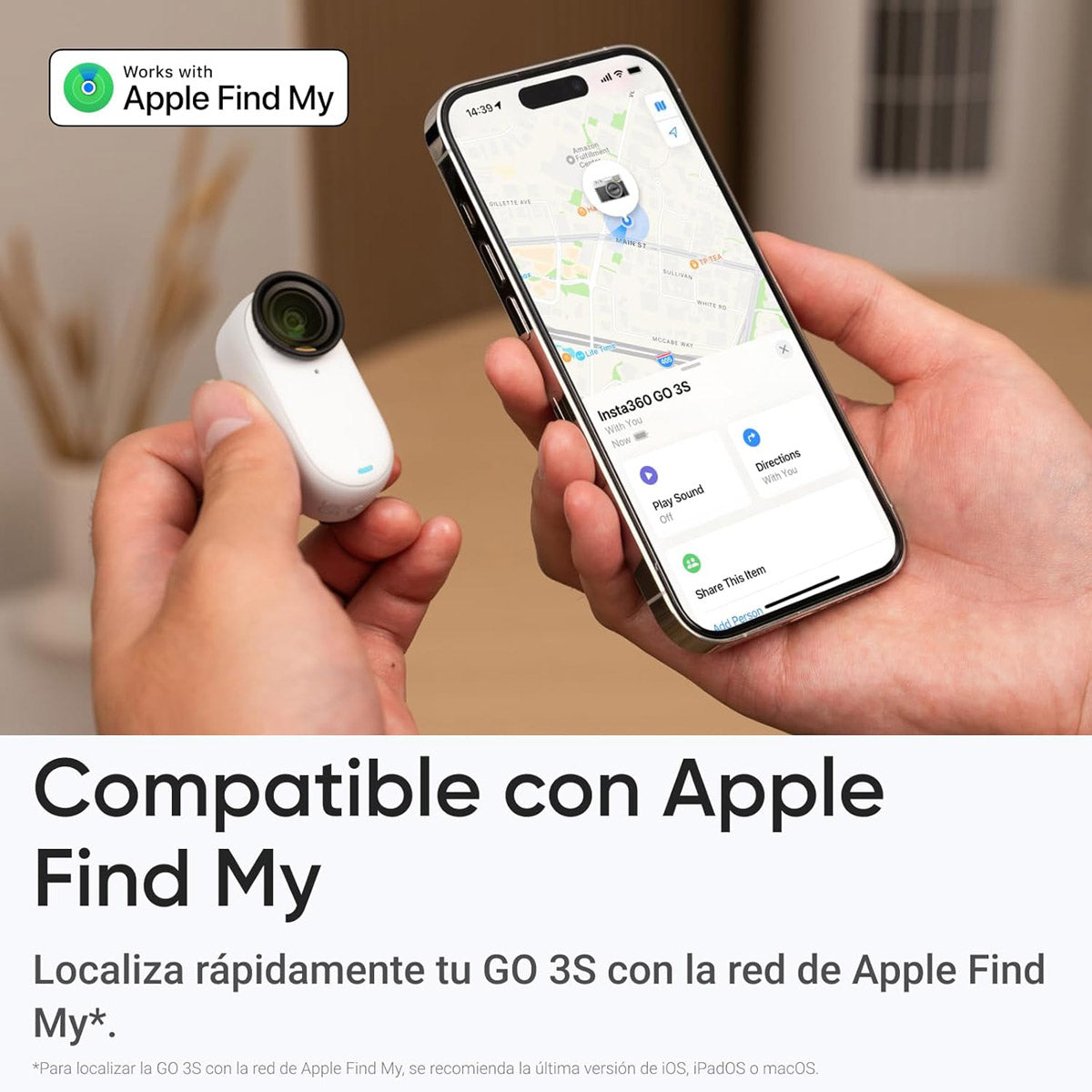 Insta360 GO 3S Edición Standard Arctic White de 64GB