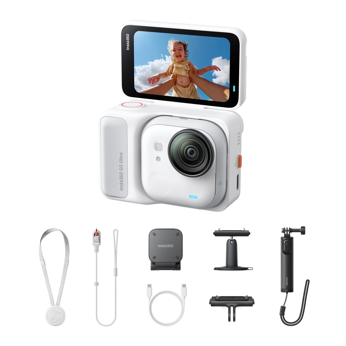 Insta360 Go Ultra Creator Bundle 4k  White