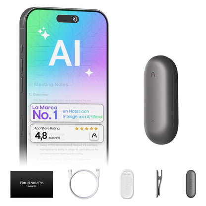 PLAUD NotePin Cosmic Gray