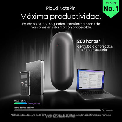 PLAUD NotePin Cosmic Gray