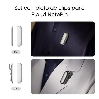 NotePin Clip& Magnetic Pin Gray