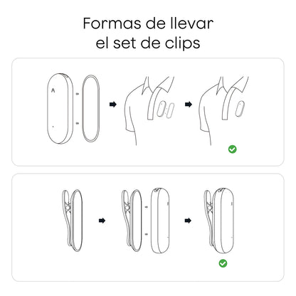 NotePin Clip& Magnetic Pin Gray