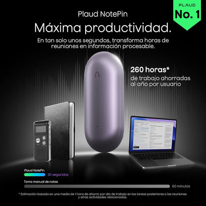 PLAUD NotePin Sunset Purple