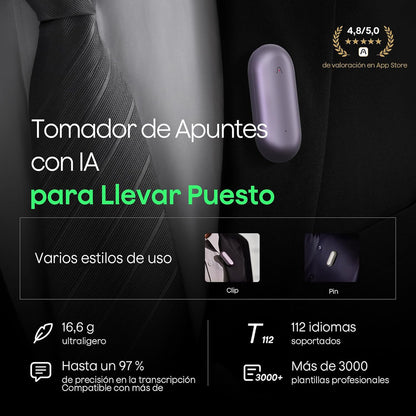 PLAUD NotePin Sunset Purple