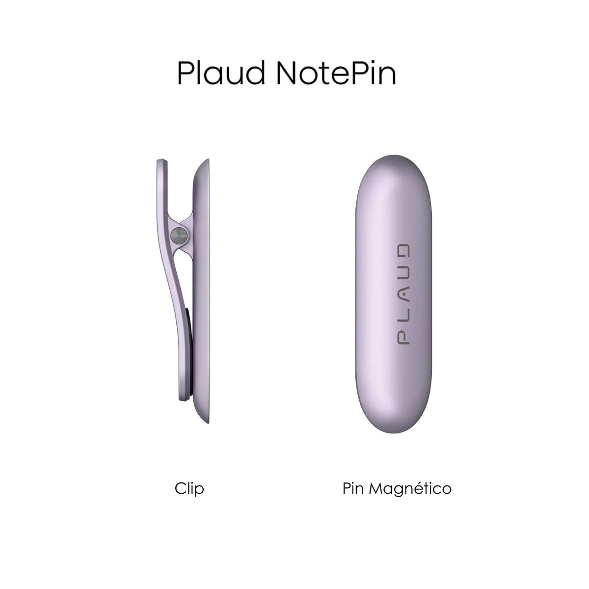 NotePin Clip& Magnetic Pin Purple