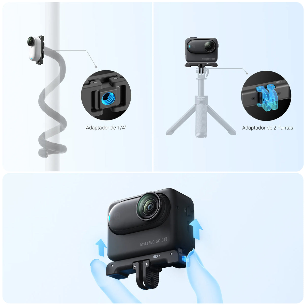 Montura para Go 3 y Go3S