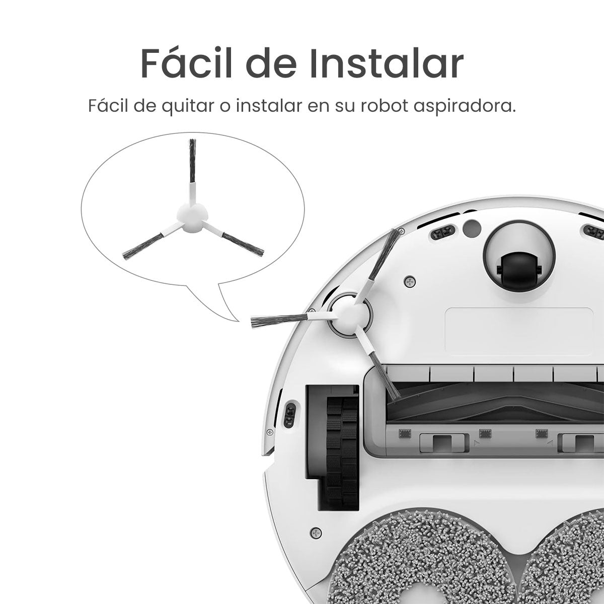 Dreame Cepillo lateral para L20 Ultra, L10s Pro Gen 2 y L10s Plus