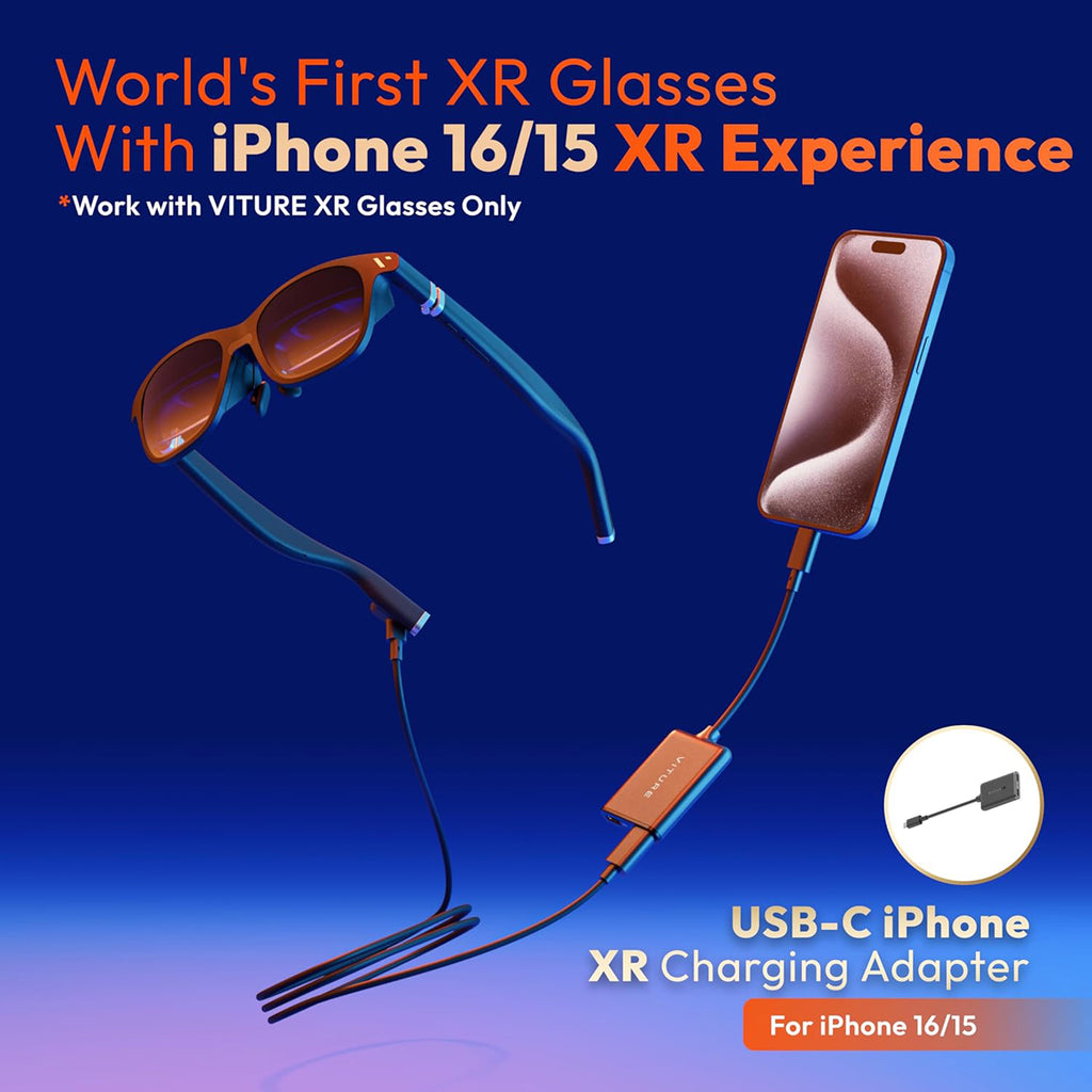 Adaptador XR con Head-Tracking – Potencia 3DoF y carga para iPhone 15/16